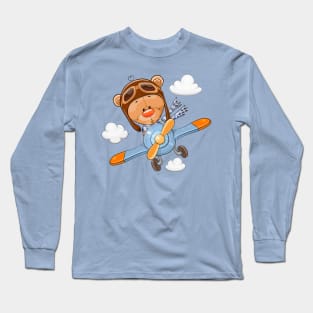 Cute Teddy Bear Long Sleeve T-Shirt